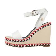 Tommy Hilfiger High Heel Sandals White, Dam