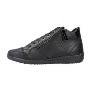 Geox Stiliga Dam Sneakers Black, Dam