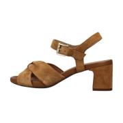 Geox High Heel Sandals Brown, Dam