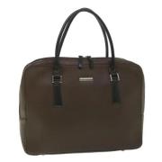 Burberry Vintage Pre-owned Läder handvskor Brown, Dam