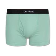 Tom Ford Boxershorts med logotyp Green, Herr