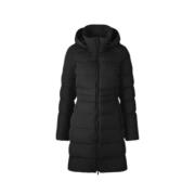 Canada Goose Svart Aurora Parka - Ikoniskt Logotyp Black, Dam