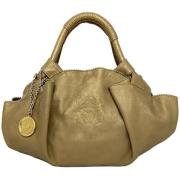 Loewe Pre-owned Pre-owned Läder handvskor Yellow, Dam