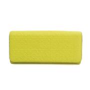 Loewe Pre-owned Pre-owned Läder plnbcker Yellow, Dam