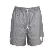 Thom Browne Sporty Ripstop Bermuda Gray, Herr