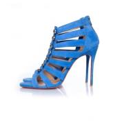 Christian Louboutin Pre-owned Pre-owned Sandaler Blue, Dam