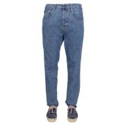 Lardini Straight Jeans Blue, Herr