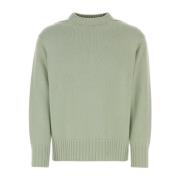 Lanvin T-Shirt Stickat Green, Herr