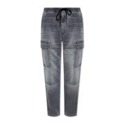 Diesel 2050 D-Krooley jogger jeans Gray, Herr