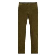 Tommy Hilfiger Corduroy Straight Fit Chino Byxor Green, Herr