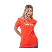 Vans Urban Striper T-Shirt Orange, Dam