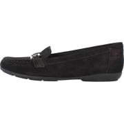 Geox Stiliga Bekväma Loafers Kvinnor Black, Dam