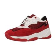 Geox Stiliga Damsneakers Red, Dam