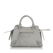 Balenciaga Vintage Pre-owned Laeder balenciaga-vskor Gray, Dam