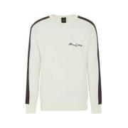 Armani Exchange Klassisk Pullover White, Herr