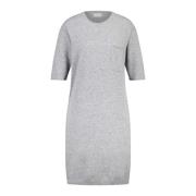 Hemisphere Knitted Dresses Gray, Dam
