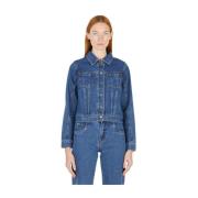 Wynn Hamlyn Klassisk Denimjacka Blue, Dam