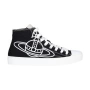 Vivienne Westwood Svarta Sneakers för Män Black, Herr