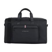 Tommy Hilfiger Svart Pique Duffleväska Black, Herr