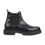 Tommy Hilfiger Premium Chunky Svarta Ankelboots Black, Herr