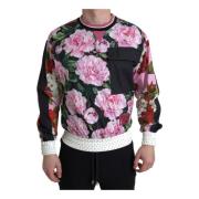 Dolce & Gabbana Blommig Crewneck Sweater Multicolor, Herr