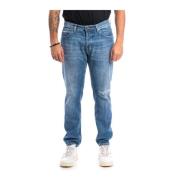 Dondup Stiliga Denim Jeans Blue, Herr