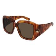 Gucci Stiliga Gg1402S Solglasögon Brown, Dam