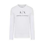 Armani Exchange Kortärmad T-shirt White, Herr