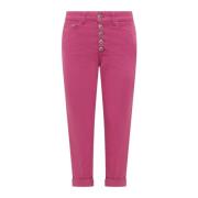 Dondup Cropped Jeans Pink, Dam