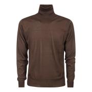 PT Torino Superfin Ull Turtleneck Brown, Herr