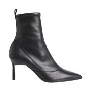 Calvin Klein Stretch ankelboots - Svart Black, Dam