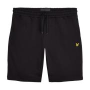 Lyle & Scott Midlayer Sweat Shorts Black, Herr