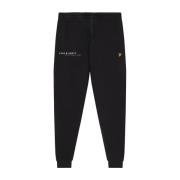 Lyle & Scott Print Skinny Sweatpant Black, Herr