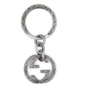 Gucci Nyckelring med Interlocking G Motiv Gray, Dam