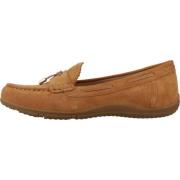 Geox Stiliga Bekväma Loafers för Kvinnor Brown, Dam