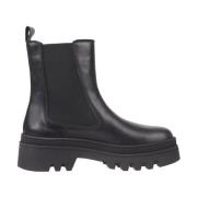 Tommy Jeans Svarta Chelsea Ankelboots Black, Dam