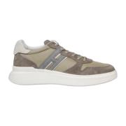 Hogan Höj din sneaker-spel med H580 Slash Sneakers Beige, Herr