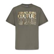 Versace Jeans Couture T-shirt med logotyp Green, Herr