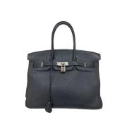 Hermès Vintage Pre-owned Hermès Birkin i svart läder Black, Dam