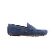 Scapa Stiliga Panama Loafers för Män Blue, Herr