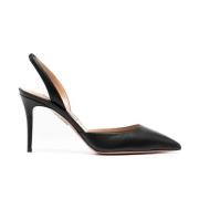 Aquazzura Svart So Nude Pump 85 Black, Dam