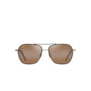 Maui Jim Metall Navigator Solglasögon med Dual Gradient Spegelglas Bro...