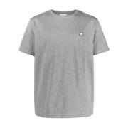 Maison Kitsuné Bold Fox Patch Bomull T-shirt Gray, Herr