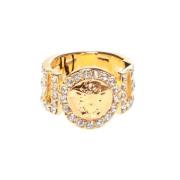 Versace Medusa huvudring Yellow, Dam