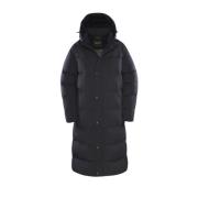 Moorer Acqua Parka med Boudin Quilting Black, Herr