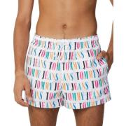 Tommy Jeans Tommy Hilfiger Jeans Mens Swimwear White, Herr