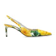 Dolce & Gabbana Pumps med blommotiv Multicolor, Dam