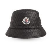 Moncler Hinkhatt med logotyp Black, Dam