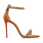 Casadei Högklackade sandaler i Scarlet Stratosphere Brown, Dam