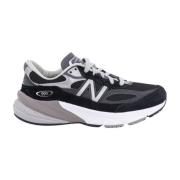 New Balance Nylon- och Mockasnörskor Black, Dam